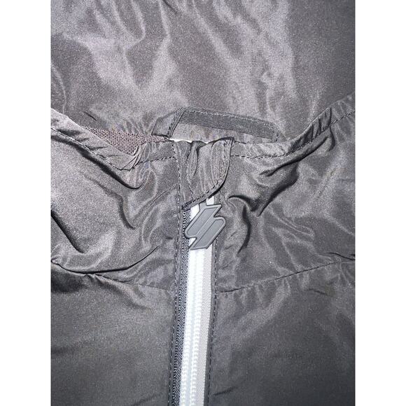 Superdry Track Cagoule Windbreaker Jacket Men’s XL Black Zip Lightweight - Picture 2 of 9